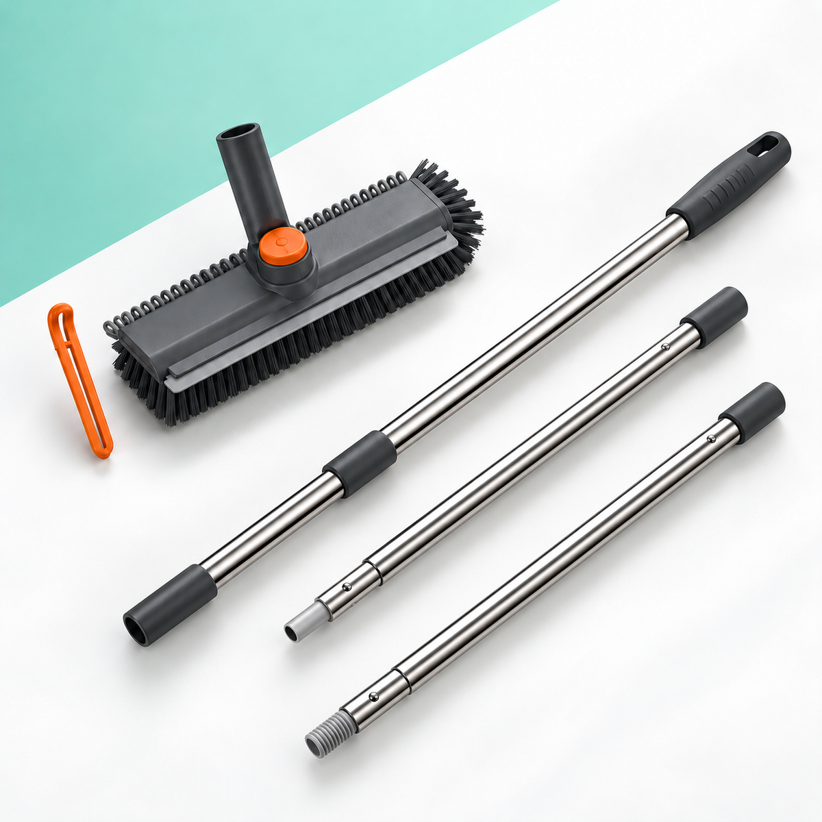 ScrubMate 360° Floor & Grout Brush with Squeegee