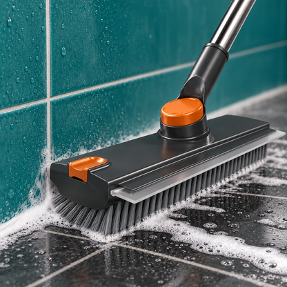 ScrubMate 360° Floor & Grout Brush with Squeegee