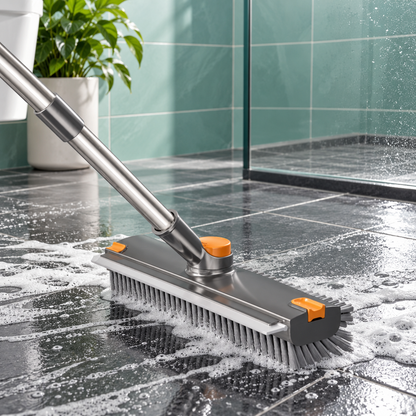 ScrubMate 360° Floor & Grout Brush with Squeegee