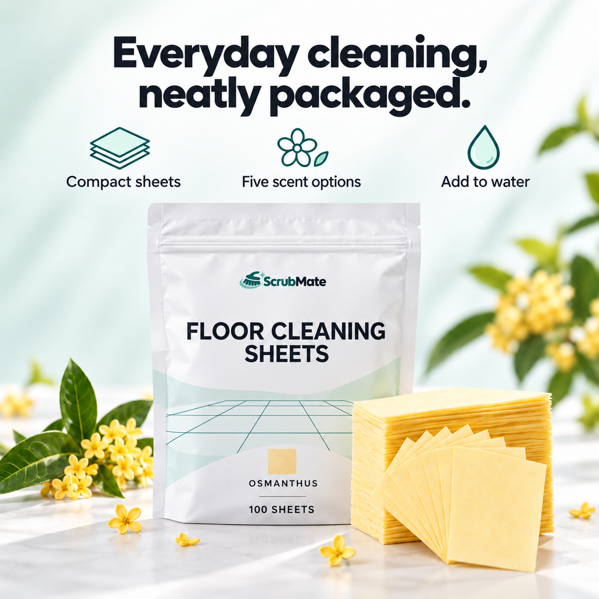 Floor & Grout Cleaning Sheets
