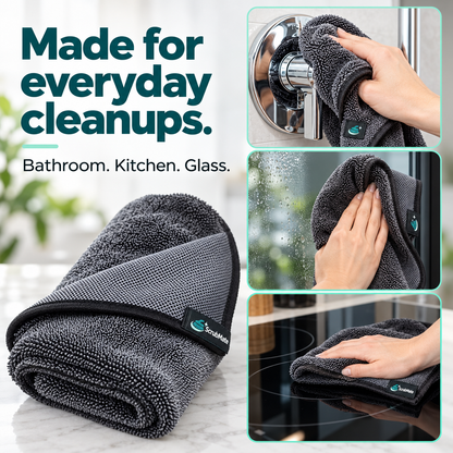 Double-Sided Microfibre Cleaning Cloth